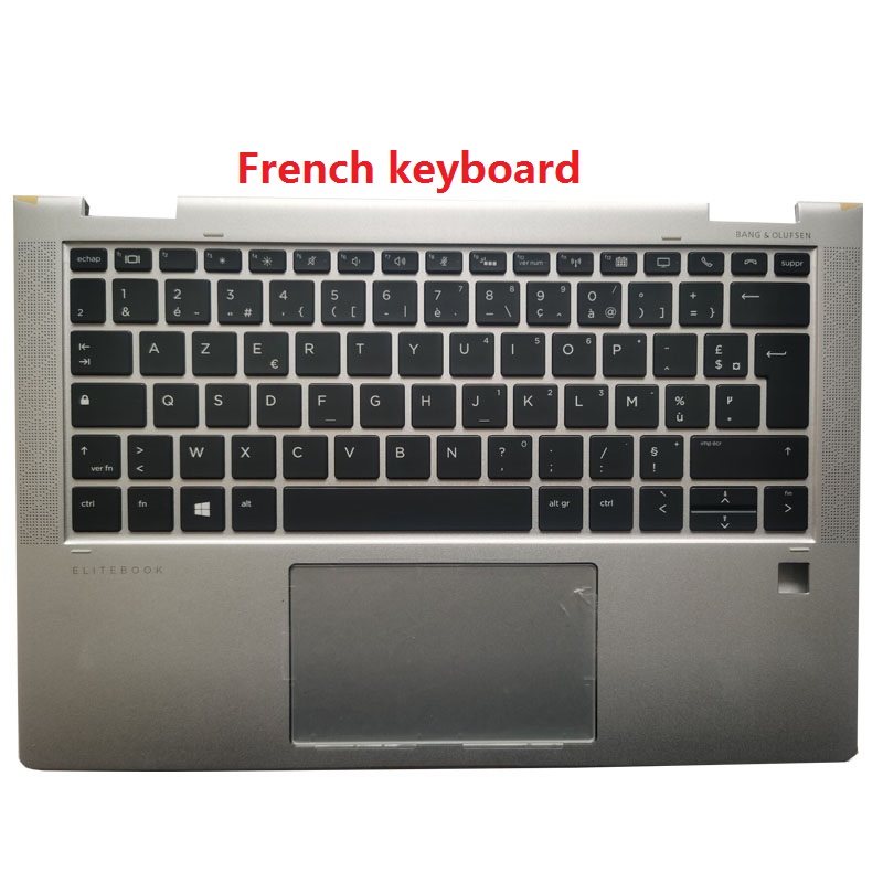 HP EliteBook X360 1030G3 1030 G3 With Touchpad Backlight French Laptop Keyboard FR Azerty Layout