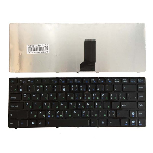 Russian Laptop Keyboard for ASUS K42J X43 X43B A43S A42 K42 X42J UL30 N42 N43 B43 U41 K43S U35J UL80 U35J U80 U80E K42D K42F